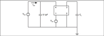 Application Circuit Diagram - Microchip Technology DSC63 MEMS Oscillators